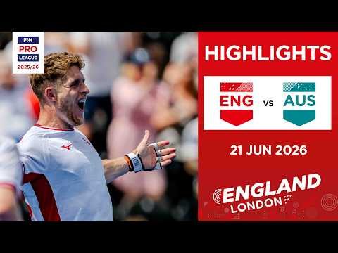 Inglaterra vs Australia - Resumen completo del partido - FIH Hockey Pro League 2025-26-21 de junio de 2026. Haga clic para leer el artículo completo.