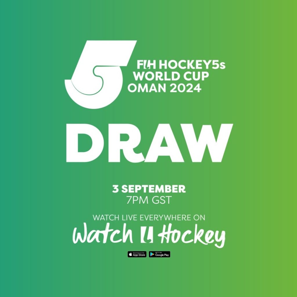 Draw for inaugural FIH Hockey5s World Cup scheduled on 3 September