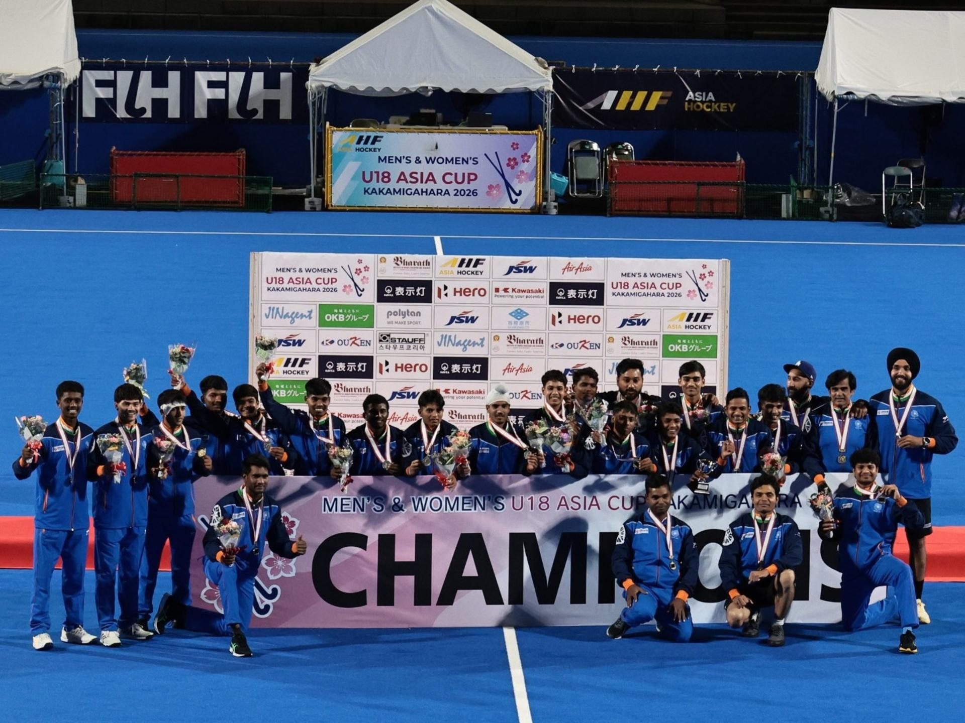 India Crowned Men's U18 Asia Cup 2026 Champions Kakamigahara, Japan