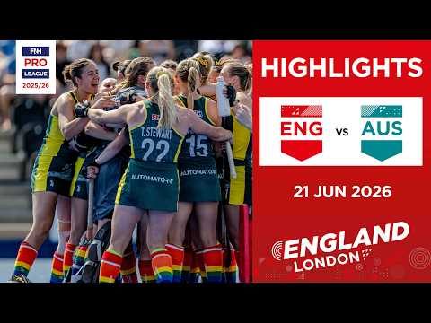 Inglaterra vs Australia - Resumen completo del partido - FIH Hockey Pro League 2025-26-21 de junio de 2026. Haga clic para leer el artículo completo.